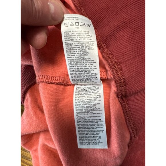 Athleta Women's Sundown Alliance Pink Print Long Sleeve Hoodie Size 3X - Picture 7 of 9